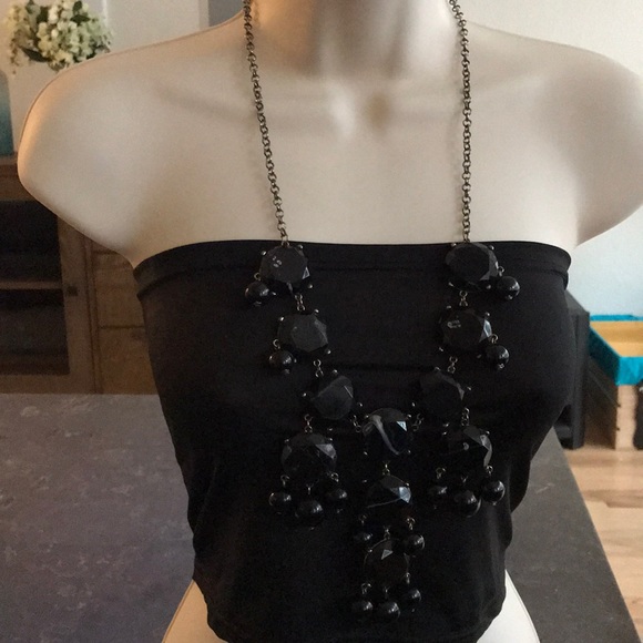 Black bubble necklace - Picture 2 of 3